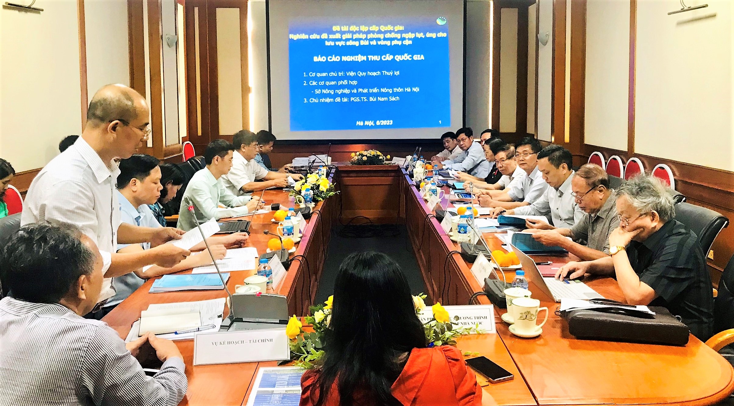 National-level acceptance meeting of the research titled 