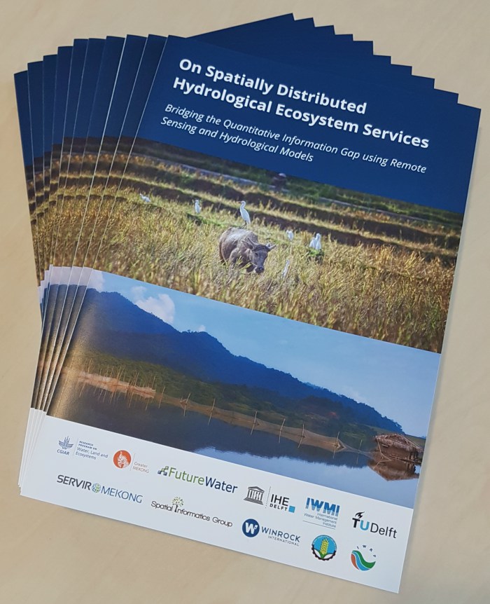 White paper published: On Spatially Distributed Hydrological Ecosystem Services Bridging the Quantitative Information Gap using Remote Sensing and Hydrological Models