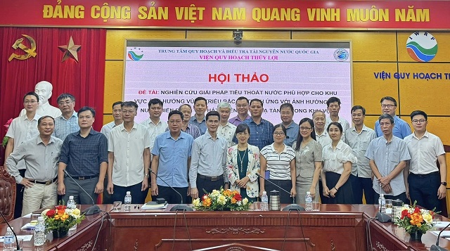 Hội thảo lấy ý kiến hoàn thiện kết quả đề tài Nghiên cứu giải pháp tiêu thoát nước vùng ảnh hưởng triều Bắc Bộ